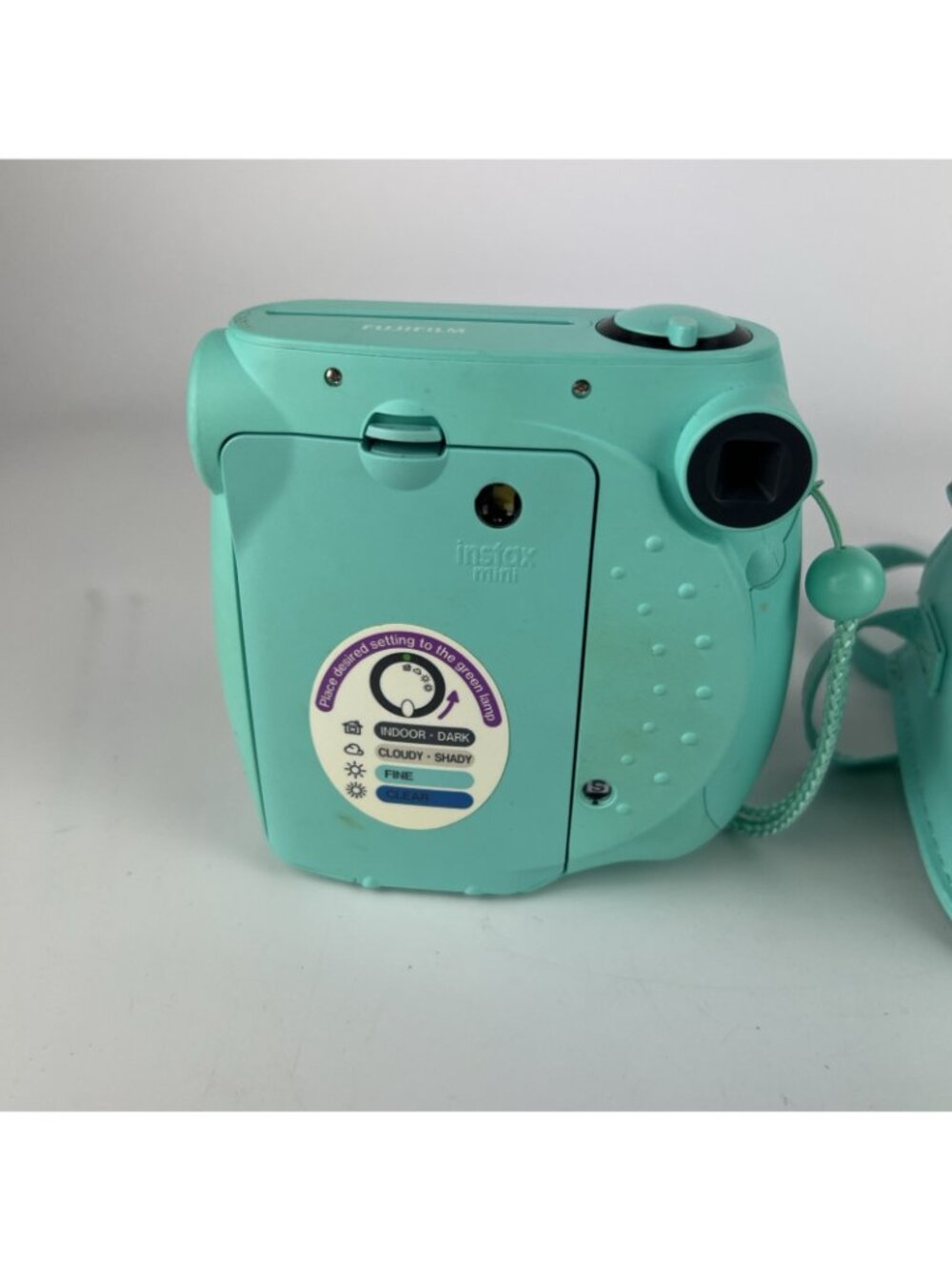 Fujifilm Instax Mini 7S Instant Camera Teal w/ Case Untested - Picture 3 of 5